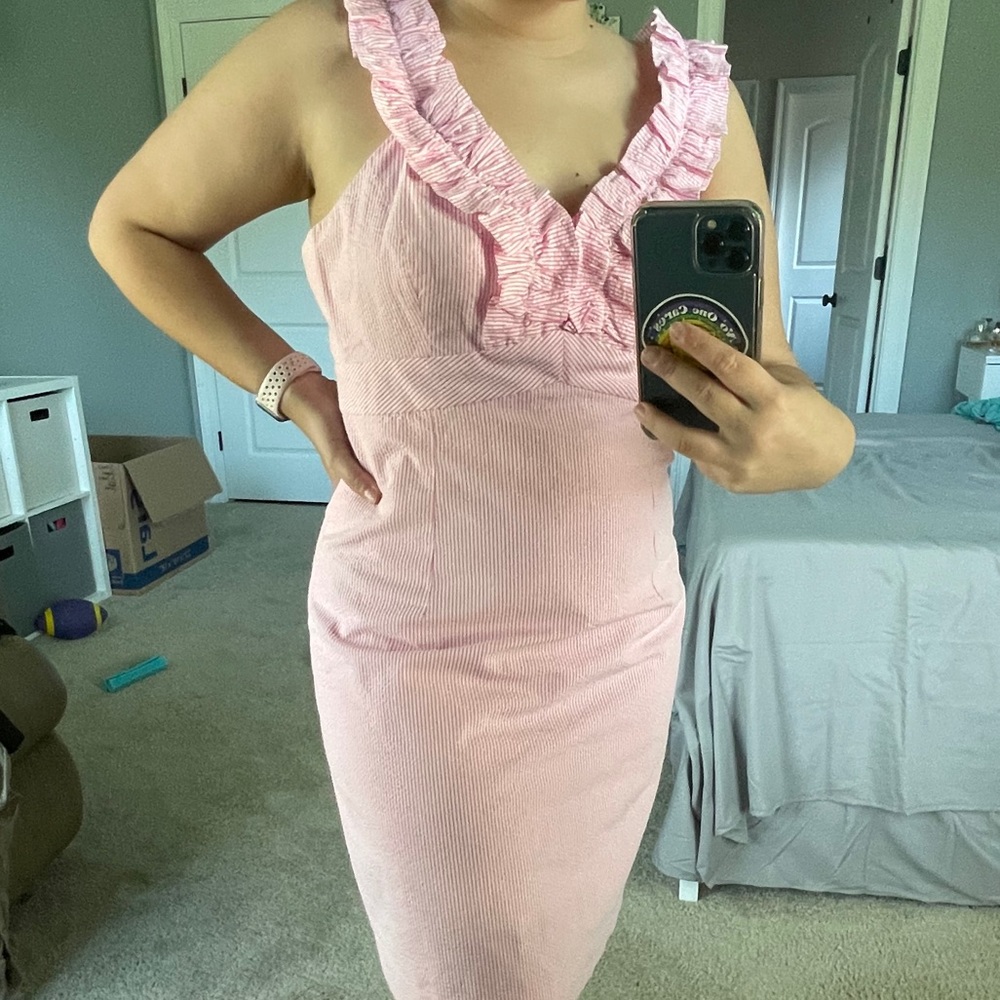 Lilly Pulitzer seersucker dress
